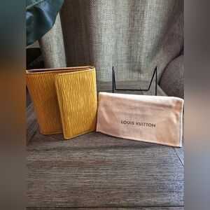 Louis Vuitton Mustard Epi Leather Compact Wallet